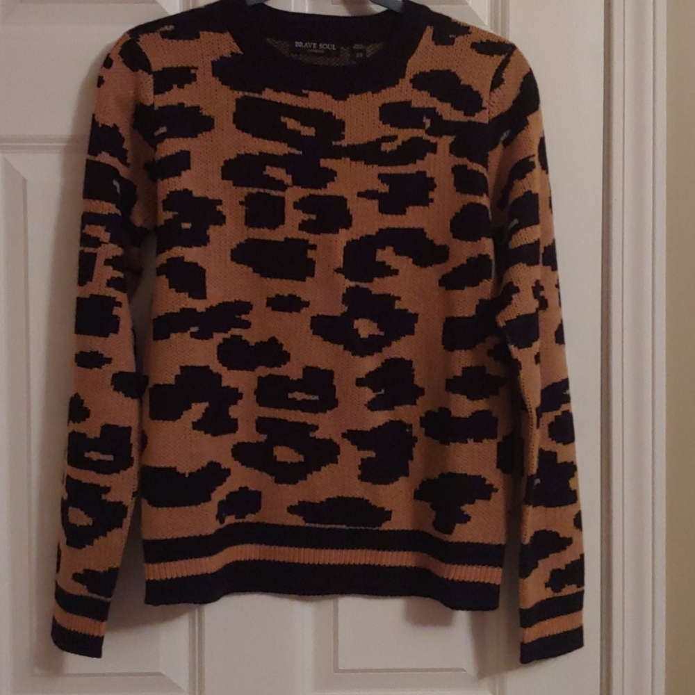 Leopard Print Sweater